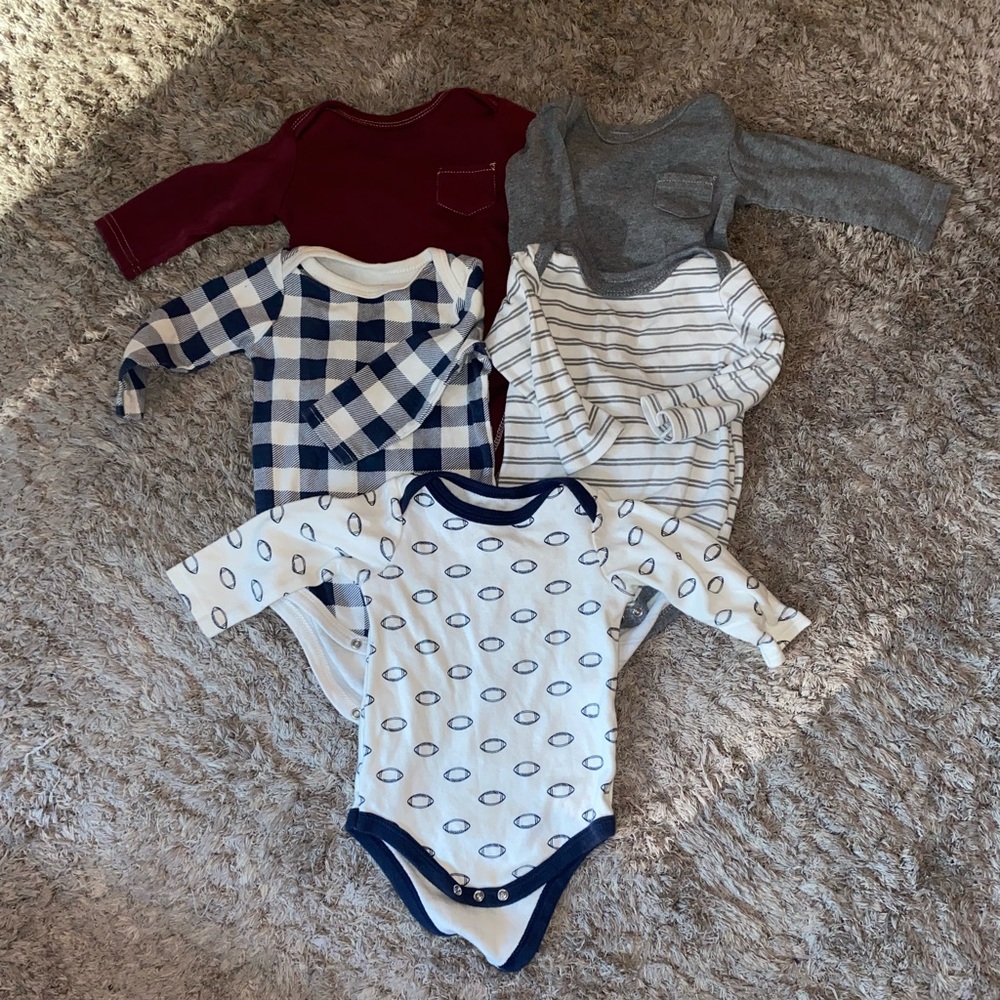 Hudson baby 3-6 month onesies